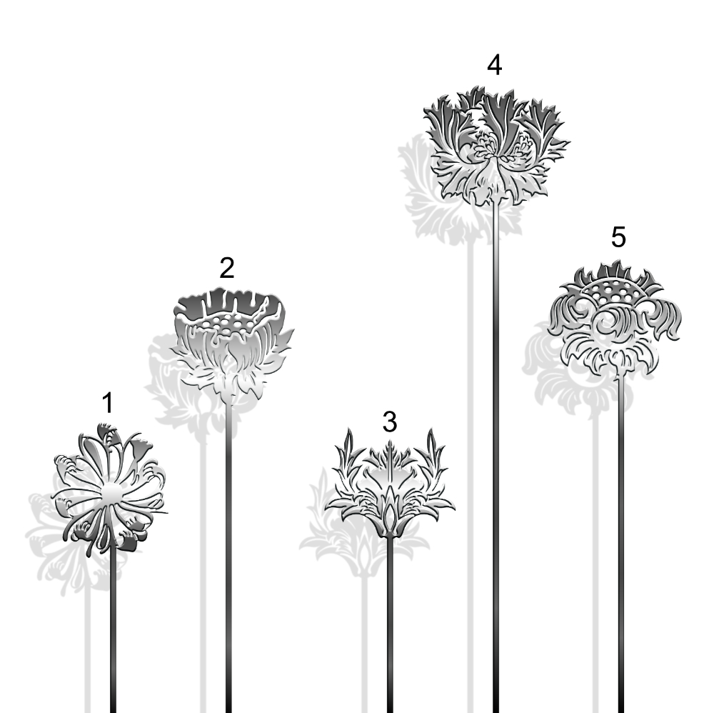 Art Nouveau Flowers - Image 9