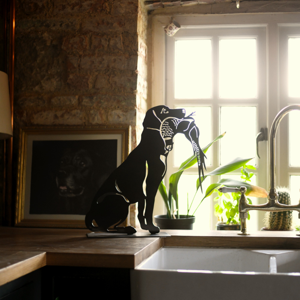 Freestanding dog & bird - Image 3