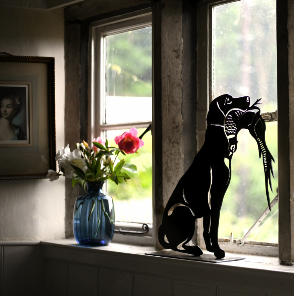 Freestanding dog & bird - Image 5