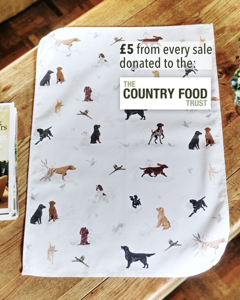 Glorious Gundogs Tea Towel