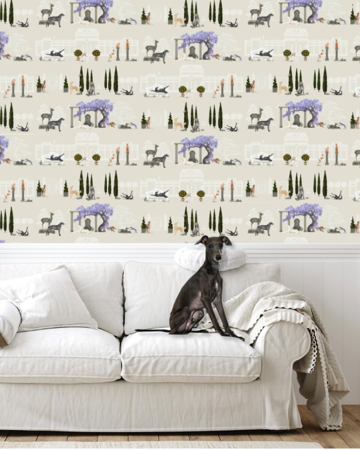 Stately Hounds for Stately Grounds Wallpaper - Image 2
