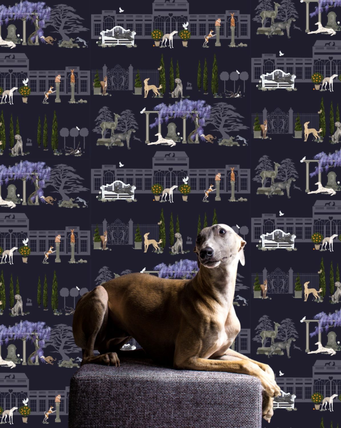 Stately Hounds for Stately Grounds Wallpaper - Image 4