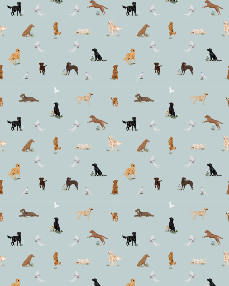 The retrievers of Joy Wallpaper - Image 4