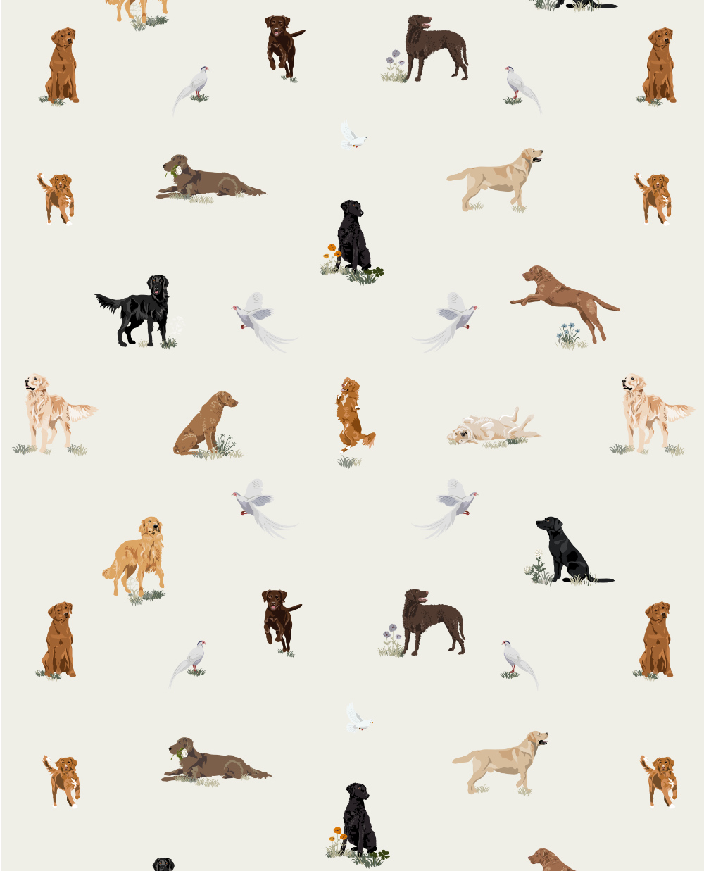 The retrievers of Joy Wallpaper