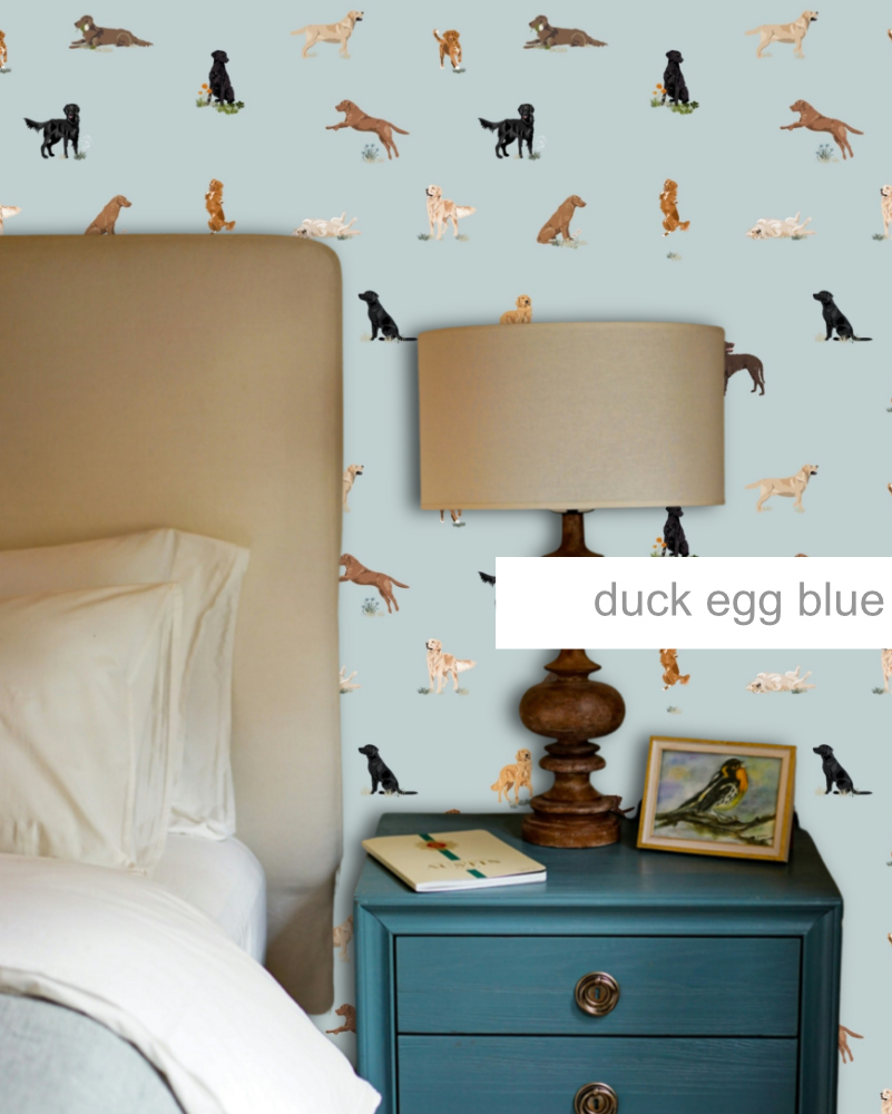 The retrievers of Joy no.2 Bespoke Wallpaper - Image 6