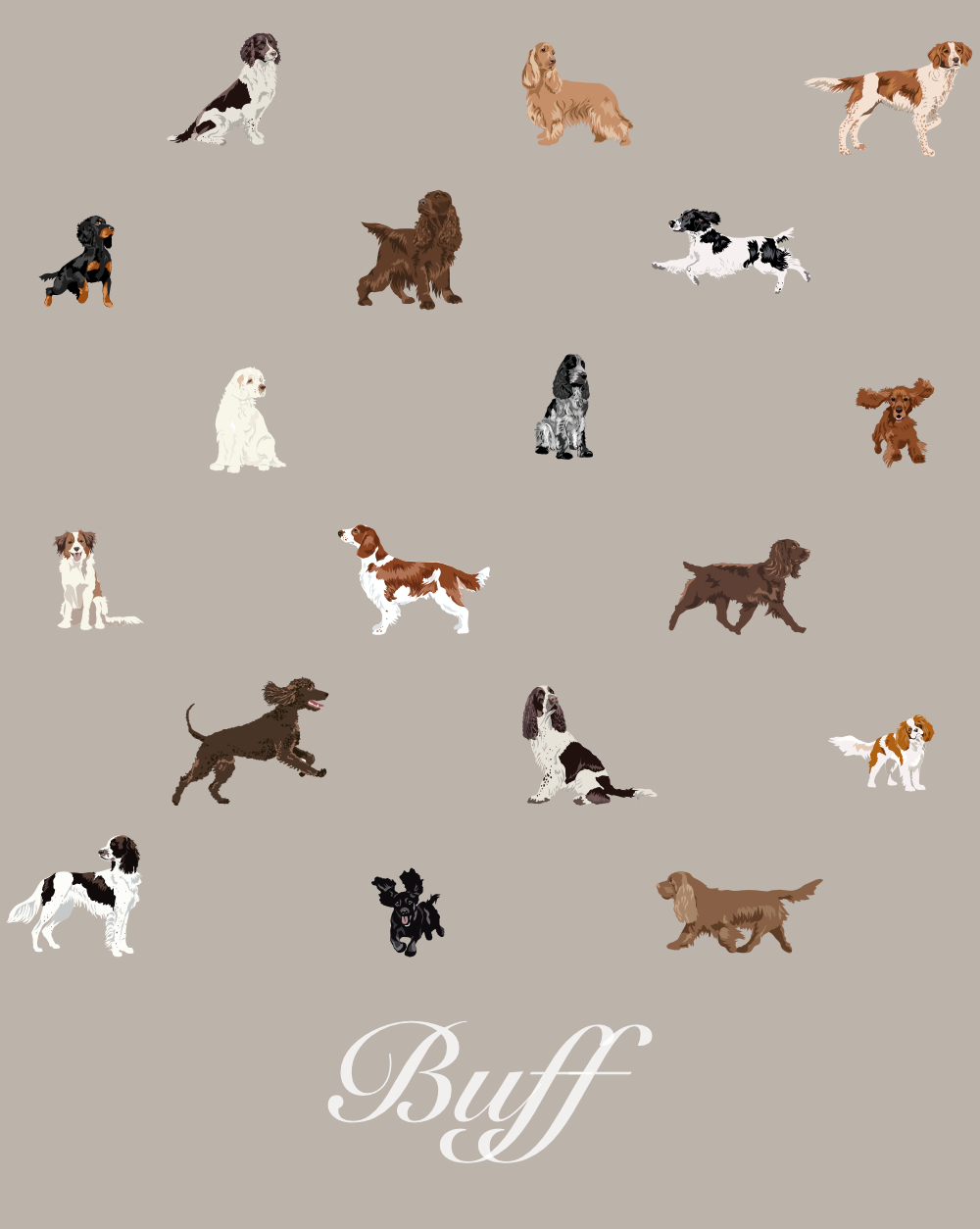 Just Spaniels Fabric - Image 9