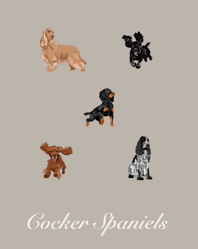 Just Spaniels Fabric - Image 4
