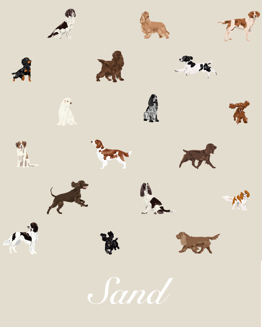 Just Spaniels Fabric - Image 8