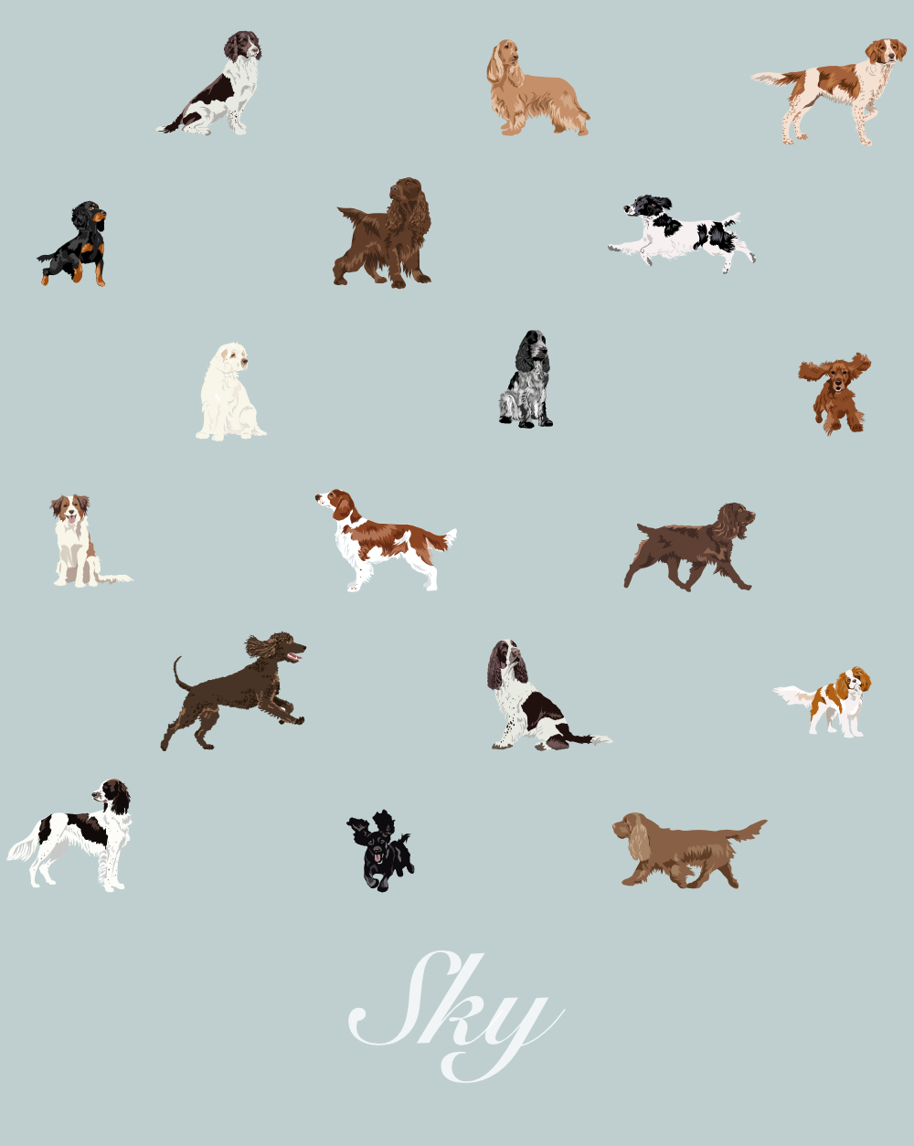 Just Spaniels Fabric - Image 11