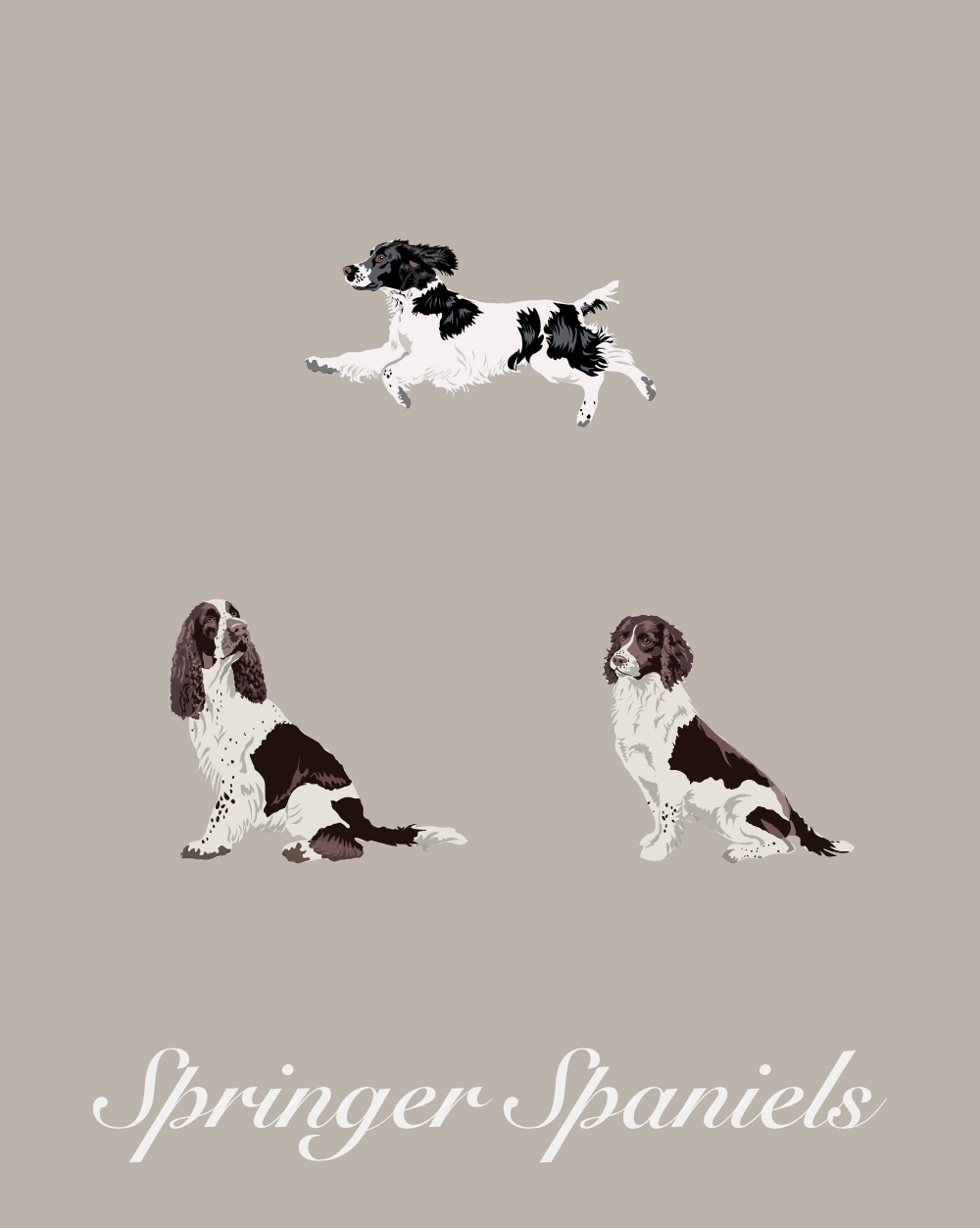 Just Spaniels Fabric - Image 3