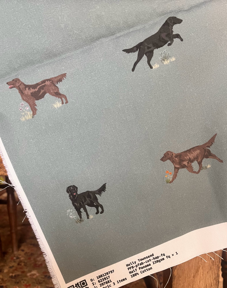 Just Flatcoats Fabric - Image 2