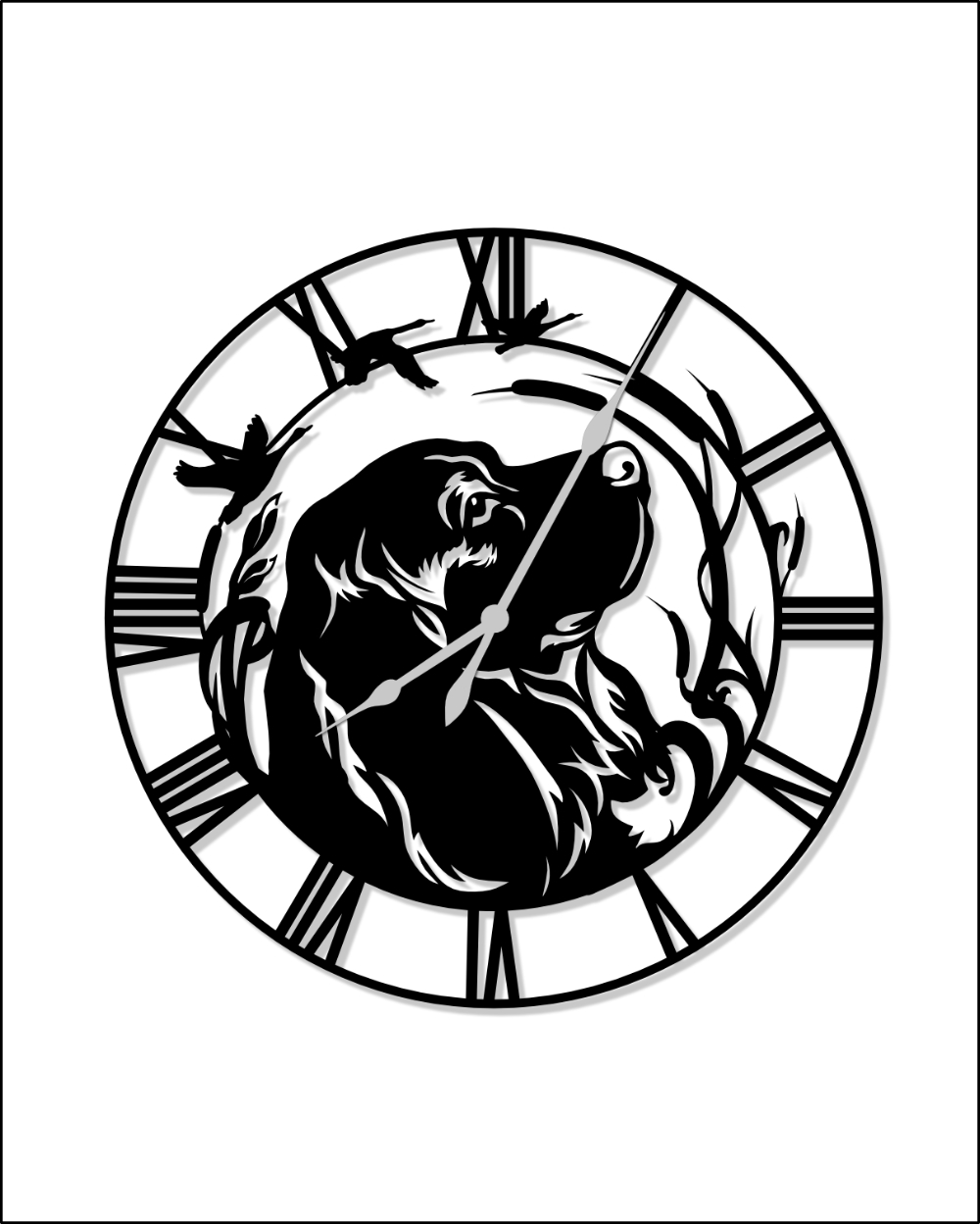 Flying high Clock - choose your dog - Image 2