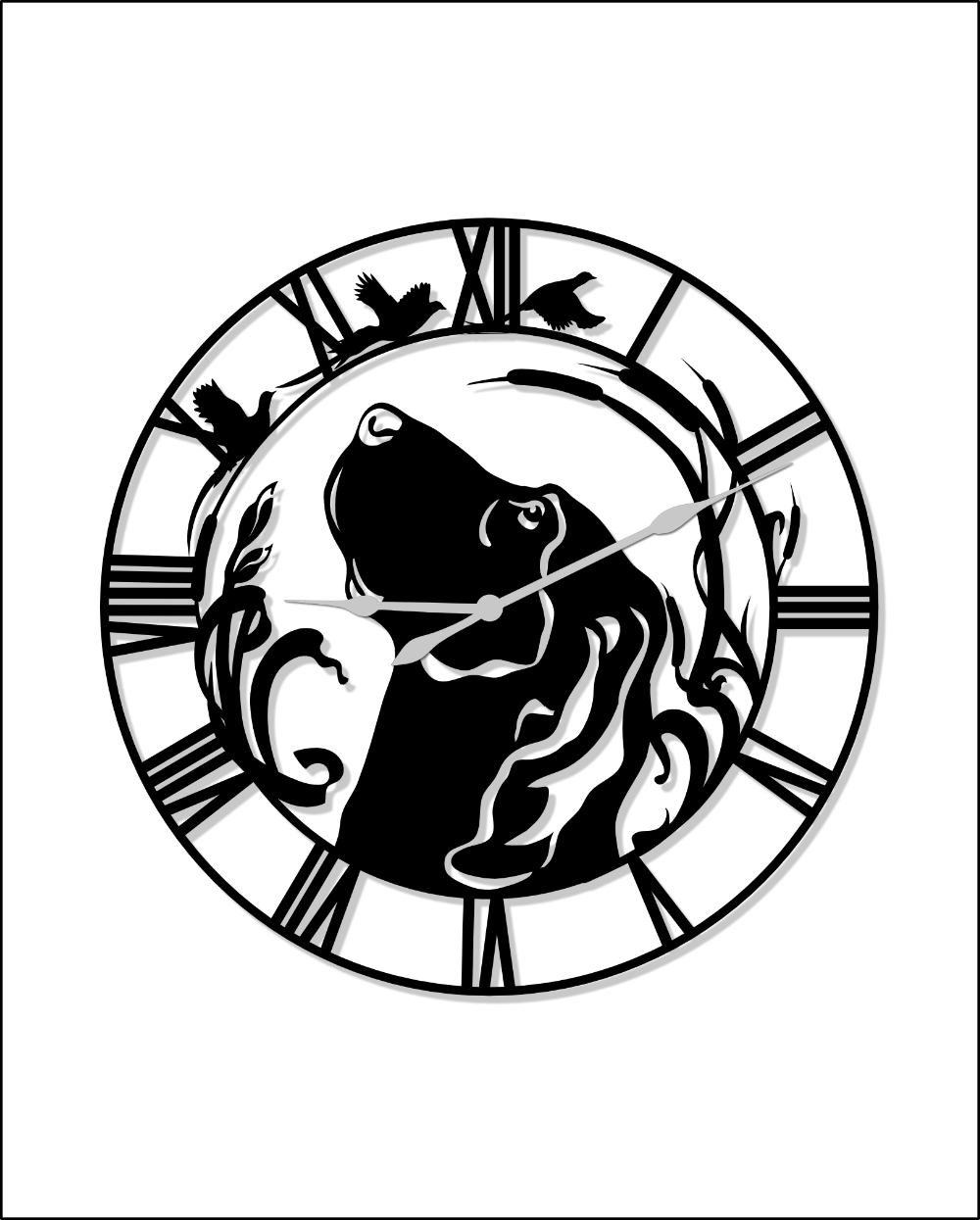 Flying high Clock - choose your dog - Image 5