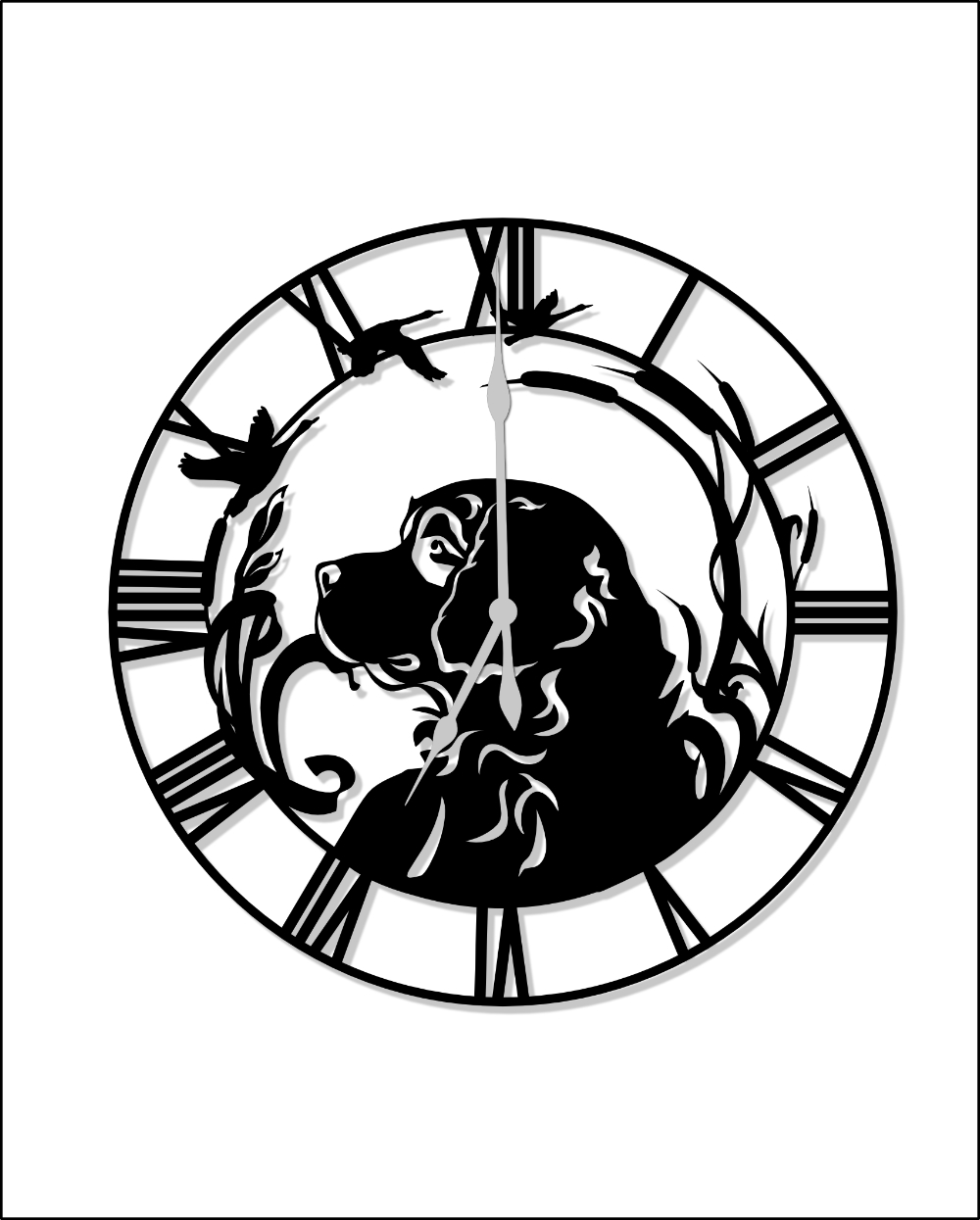 Flying high Clock - choose your dog - Image 4