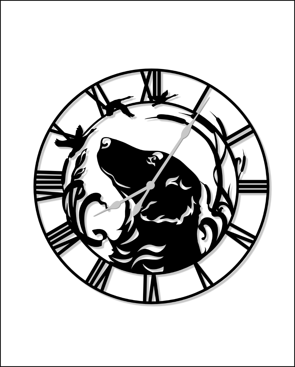 Flying high Clock - choose your dog - Image 3
